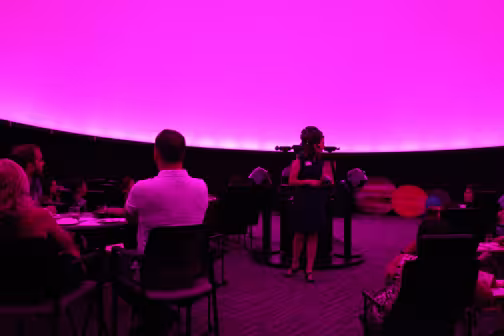 The Planetarium During the One World Show