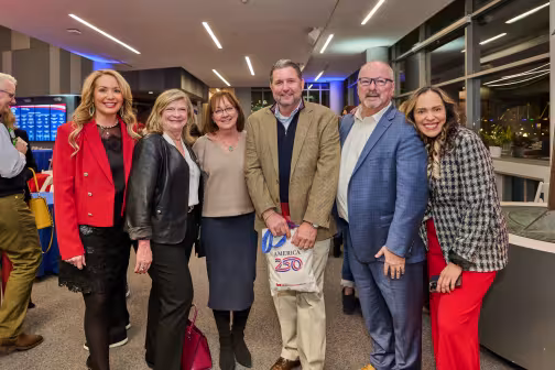 Photo of group at Promise of Liberty Exhibition Opening