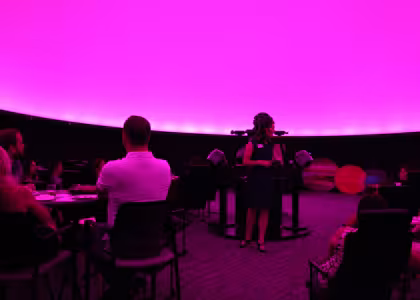 The Planetarium During the One World Show
