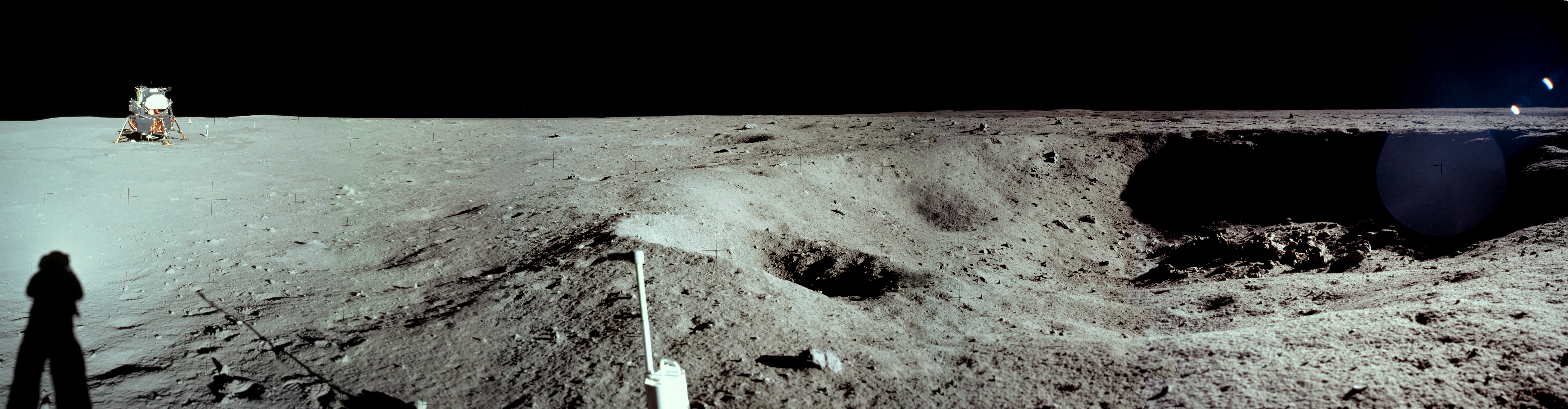 Little West Crater Apollo 11 Neil Armstrong
