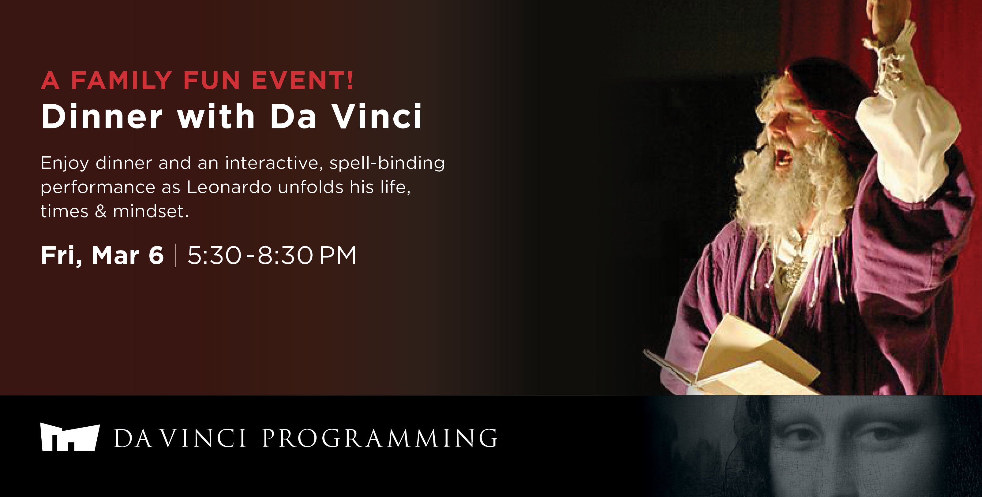 Program Da Vinci Dinner Rev